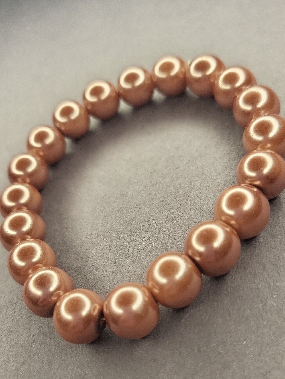 Copper Pearl Bracelet